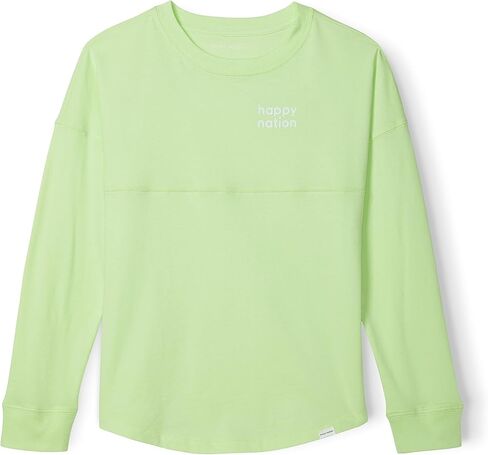 Girls Relaxed Cotton Long Sleeve T Shirt in Saudi Arabia