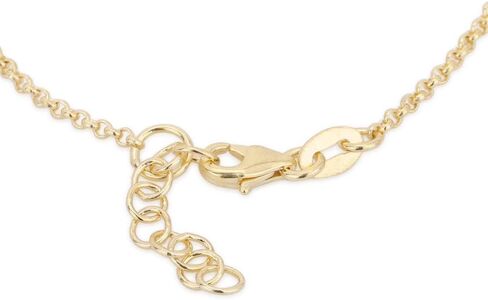 18K Gold Plated Jewelry - Dangling Multi Hearts Charm Bracelet - Beautifully handcrafted for Women - 7" long + 1" extender in Saudi Arabia