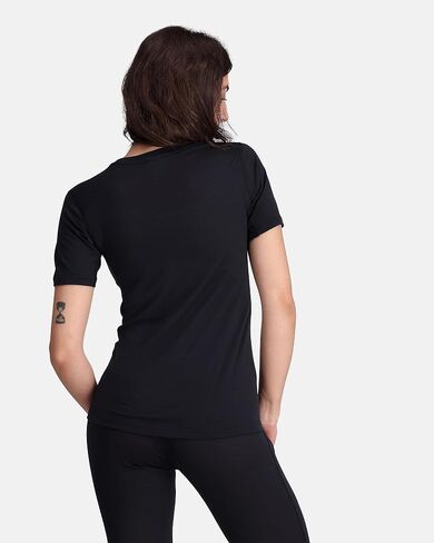 Kari Traa Lucie Women's Tee Top, Slim Fit Women's Hiking Top, Made of 100% Wool, Underarm Panels for Breathability in Saudi Arabia