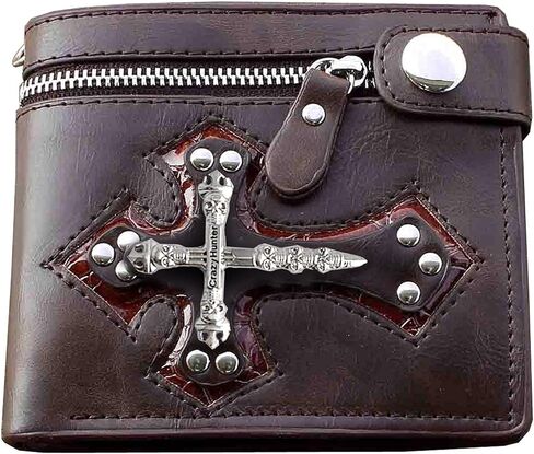 محفظة حامل بطاقات بتصميم جمجمة قوطية عتيقة للرجال والاولاد L88 in Kuwait