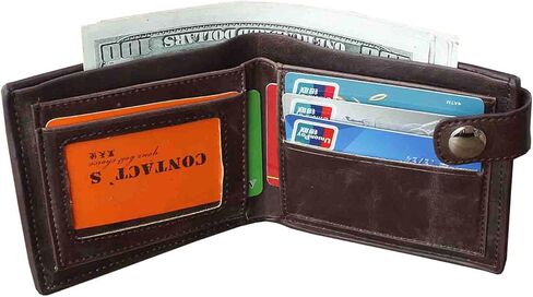 محفظة حامل بطاقات بتصميم جمجمة قوطية عتيقة للرجال والاولاد L88 in Kuwait