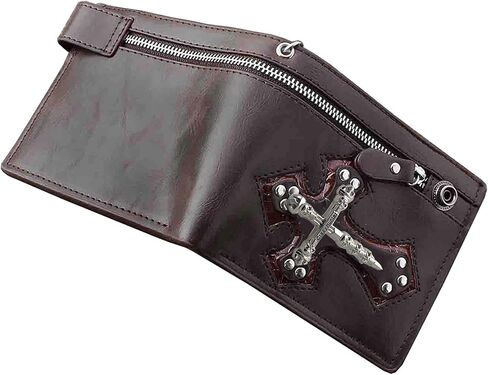 محفظة حامل بطاقات بتصميم جمجمة قوطية عتيقة للرجال والاولاد L88 in Kuwait