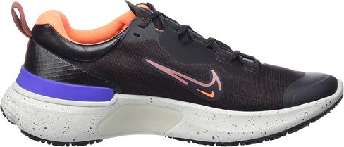 Nike Men's React Miler 2 Shield Neutral Running Shoe, Black Total Orange, 12 in Saudi Arabia