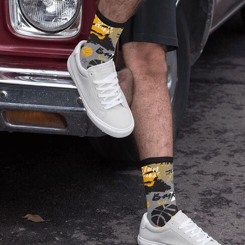 Funny Cool Sock Novelty Casual Crew Socks For Man Woman in Saudi Arabia