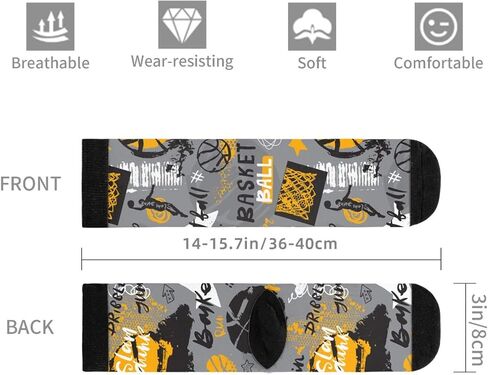 Funny Cool Sock Novelty Casual Crew Socks For Man Woman in Saudi Arabia