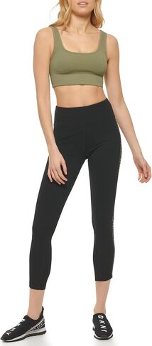 DKNY Women's Support Yoga Boat Neck Running Bra in Saudi Arabia