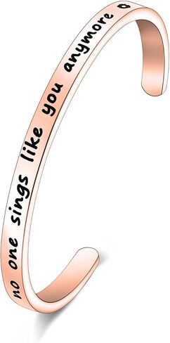 TGBJE Inspirational Gift No One Sings Like You Anymore Bracelet cuff Chris Cornell Fans Gift in Saudi Arabia