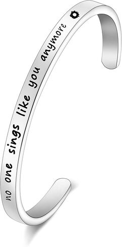 TGBJE Inspirational Gift No One Sings Like You Anymore Bracelet cuff Chris Cornell Fans Gift in Saudi Arabia