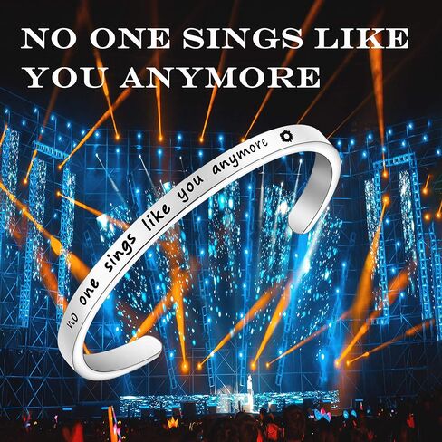 TGBJE Inspirational Gift No One Sings Like You Anymore Bracelet cuff Chris Cornell Fans Gift in Saudi Arabia