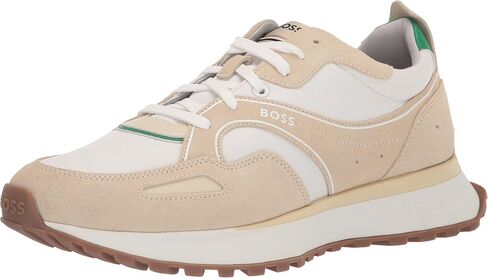 BOSS Men's Running Style Nylon with Suede Trim Sneakers in Saudi Arabia