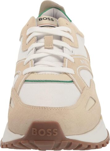 BOSS Men's Running Style Nylon with Suede Trim Sneakers in Saudi Arabia