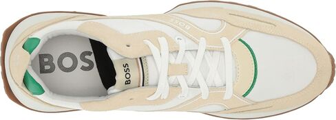 BOSS Men's Running Style Nylon with Suede Trim Sneakers in Saudi Arabia