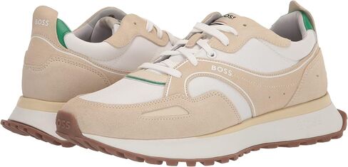 BOSS Men's Running Style Nylon with Suede Trim Sneakers in Saudi Arabia