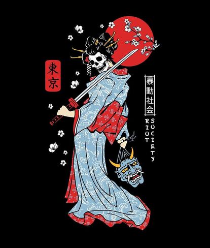 Riot Society Men's Long Sleeve Graphic and Embroidered Fashion T-Shirt in Kuwait