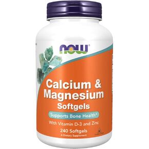 NOW Foods, Calcium & Magnesium + D - 240 Softgels