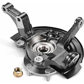 A-Premium Front Steering Knuckle & Wheel Bearing Hub Assembly Compatible with Nissan Altima 2002-2006 L4 2.5L, w/5-Lug, Right Passenger Side, Replace # 400148J000