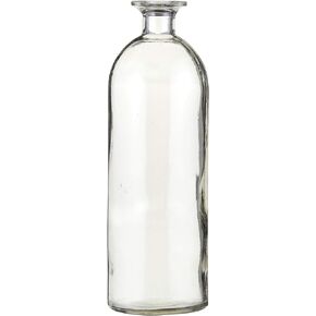 47th & Main Glass Decorative Vase, 10.5" Tall, Wire