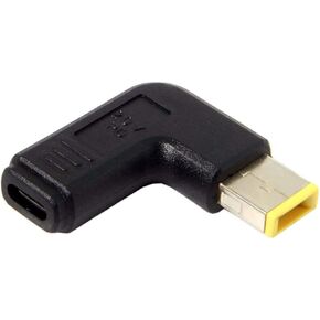 USB Type C USB-C to Yellow Square Connector Adapter PD Emulator Trigger 90 Degree Angled for Lenovo ThinkPad X1 Yoga