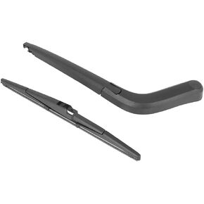 X AUTOHAUX Rear Windshield Wiper Blade Arm Set for Chevrolet Spark 2010-2015 - 380mm 15inch