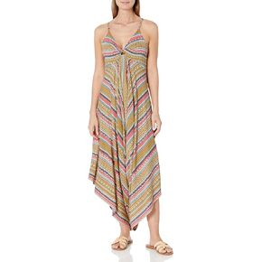 Angie Womens Women's Twist Front Keyhole Spaghetti Strap JumpsuitJumpsuit