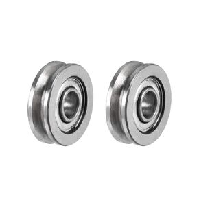 uxcell 603 U Groove Ball Track Guide Bearing 3x10x3mm Double Metal Shielded (GCr15) Chrome Steel Bearing 2pcs