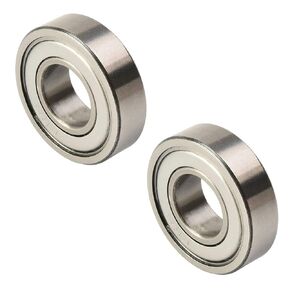 Bettomshin 2Pcs R16ZZ Bearings, 1inch Bore (2inch OD 0.5inch Wide) Deep Groove Ball Bearing w Sealed High-Speed Bearing GCr15 Steel, Double Shielded P0 Lever Bearings Small Bearings
