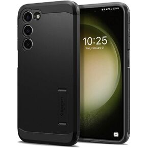 Spigen Tough Armor Designed for Galaxy S23 Case (2023) [Kickstand] [Military-Grade Protection] - Abyss Green