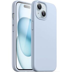 JETech Silicone Case for iPhone 15 Plus 6.7-Inch, Silky-Soft Touch Full-Body Protective Phone Case, Shockproof Cover (Black)