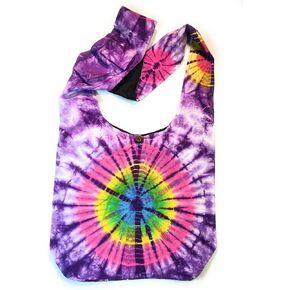Original Collections Tie Dye Cross Body Shoulder Hippie Handbag Purse