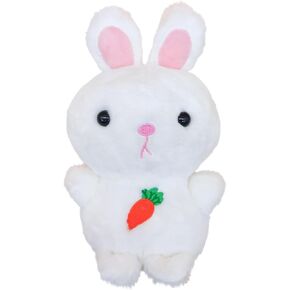 Soft and Cuddly Pink Animal Plush Toy, Dreamy Soft and Cuddly Pink Plush Doll, Premium Quality Stuffed Gift Toys for Kids 3+ (White Rabbit)