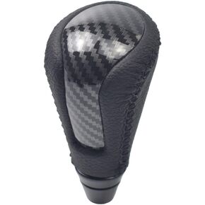 Hacreyatu Automatic Transmission Gear Shift Knob Shifter Lever Handle for Lexus IS250 IS350 ISC 2006 2007 2008 2009 2010 2011 2012 2013 PTR51-53080 (Carbon Fiber Cover Black Wire)