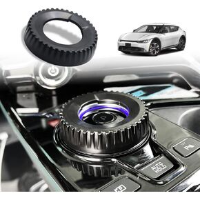 BestEvMod Gear Control Knob Metal Cover Compatible with 2022-2024 Kia EV6 and 2023 2024 Kia NIRO EV Accessories, Gear Shift Switch Knob MetalCover Easy SNAP-in Design (Black)