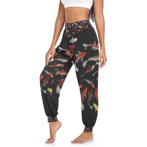 Women Boho Trousers Comfy Sweatpants Yoga Urban Dance Pants S-2XL