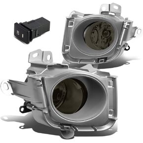 DNA MOTORING FL-ZTL-243-CH Fog Light With Switch Driver & Passenger Side Enhance visibility [Compatible with 10-12 Prius] in Saudi Arabia