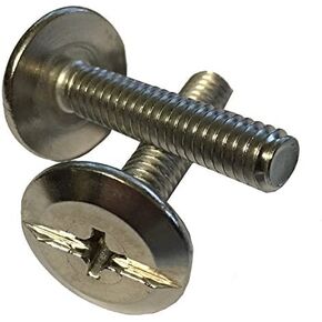 6 Hurricane Stainless Steel Sidewalk Bolts 1/4-20 X 1 inch Long