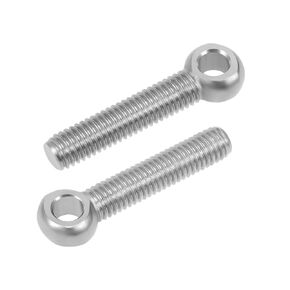 uxcell M8 x 40mm Machinery Shoulder Swing Lifting Eye Bolt 304 Stainless Steel 2pcs