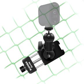 C08 Aluminum Baseball Fence Mount Compatible for GoPro Mevo Start Fence Clip for DJI Action/Insta360 Smartphone Fence Holder Game Changer Mounting Kit More for Tennis Football Training Recording
