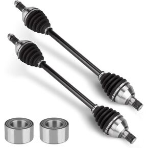 Rear CV Axle Drive Shaft & Bearings Left Right for Can-Am Maverick X3 Turbo MAX XMR/DS/XRC 2018 2019 2020-2PCS Replacement for 705502154 ATV UTV Axle