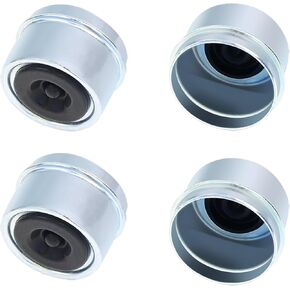 1.98'' Trailer Hub Dust Cap Trailer Axle Wheel Hub Dust Cap Replacement for 2000 to 3500 Pound EZ Lube Camper Axle 4 Pcs
