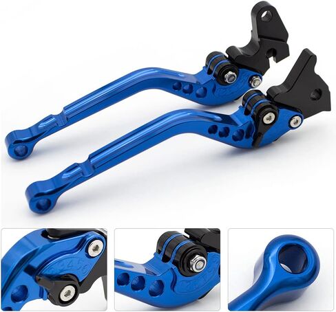 CNC ATV Clutch Brake Levers Compatible with YFM700 Raptor 700R 2008-2022, YFZ450 YFZ450R YFZ450X 2008-2020, YFM250 Raptor 2008-2013, Raptor 125 YFM125R 2011-2013 Long Adjustable in Kuwait
