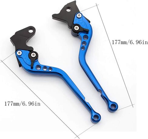 CNC ATV Clutch Brake Levers Compatible with YFM700 Raptor 700R 2008-2022, YFZ450 YFZ450R YFZ450X 2008-2020, YFM250 Raptor 2008-2013, Raptor 125 YFM125R 2011-2013 Long Adjustable in Kuwait