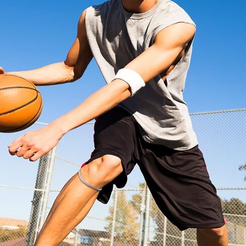 MOTUZP Patellar Tendon Support Strap Fine Patella Tendon Knee Strap Basketball Knee Strap Elastic Fixed Protective Strap Rubber Band Knee Brace for Hiking Soccer Basketball(1pcs Grey) in Saudi Arabia