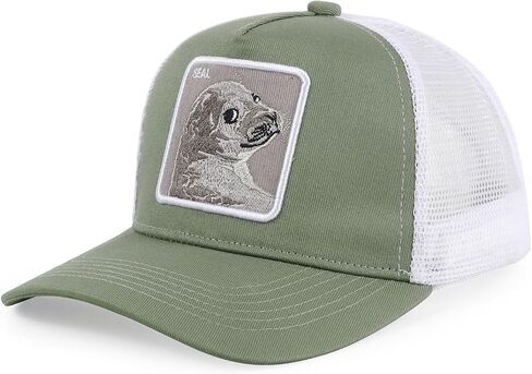 Mens Trucker Hats Mesh Snapback Animal Baseball Hats Unisex Running Sport Cap for Women Men in Saudi Arabia