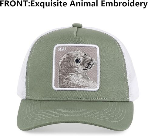 Mens Trucker Hats Mesh Snapback Animal Baseball Hats Unisex Running Sport Cap for Women Men in Saudi Arabia
