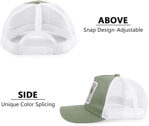 Mens Trucker Hats Mesh Snapback Animal Baseball Hats Unisex Running Sport Cap for Women Men in Saudi Arabia