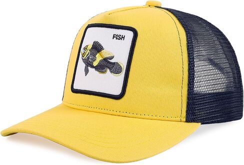 Mens Trucker Hats Mesh Snapback Animal Baseball Hats Unisex Running Sport Cap for Women Men in Saudi Arabia