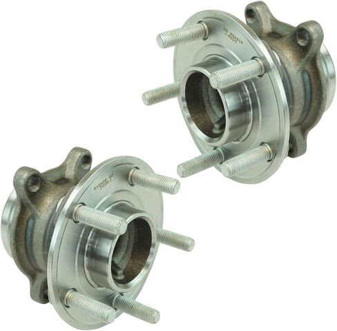 TRQ Wheel Bearing & Hub Assembly Driver & Passenger Rear Pair for Ford Focus in Saudi Arabia