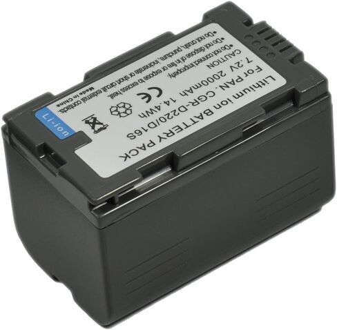 Camcorder Battery for cga cgp cgr-d16 d16s d08 d08a d08r d08s d07s d110 d14 d14s d210 d28 d28s d320 d07 d120 d120t d210 d220 d220a d320 vw-vbd21 vbd22 vbd25 vbd33 vbd35 vbd40 dmw-bl14 sn1 in Saudi Arabia