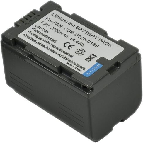 Camcorder Battery for cga cgp cgr-d16 d16s d08 d08a d08r d08s d07s d110 d14 d14s d210 d28 d28s d320 d07 d120 d120t d210 d220 d220a d320 vw-vbd21 vbd22 vbd25 vbd33 vbd35 vbd40 dmw-bl14 sn1 in Saudi Arabia