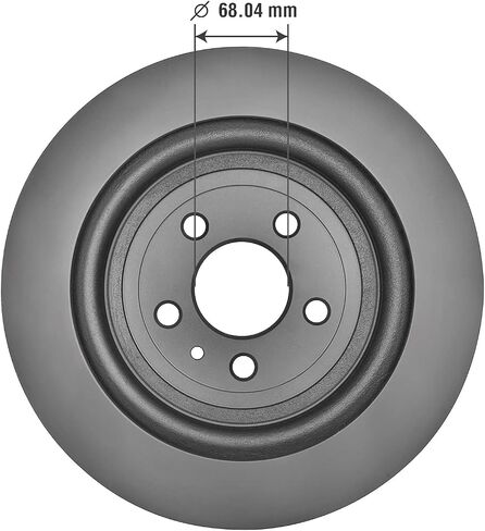 Goodyear Brakes 2142230GY | Coated Rear Brake Rotor fit Ford Explorer 19-13, Flex 19-13, Police Interceptor Sedan 19-13, Police Interceptor Utility 19-1 & More - See Applications Below in Saudi Arabia